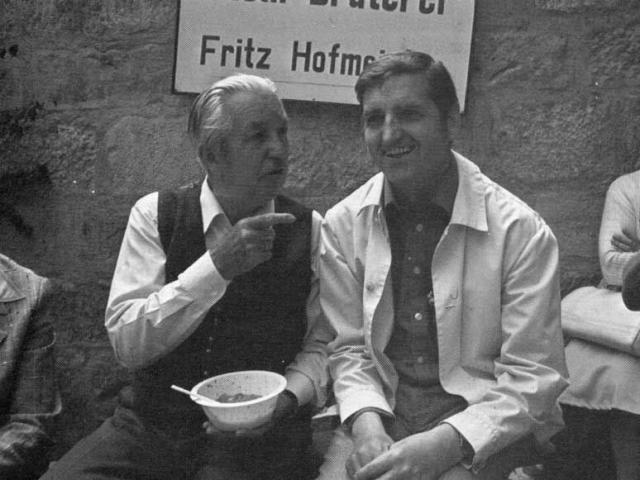 Friedrich Viehbacher (rechts) mit Julius Sailer